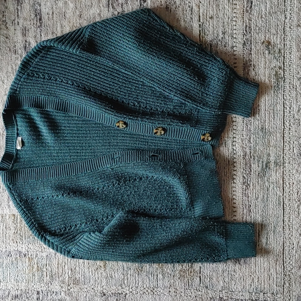 🍁2 for 20! Grg green cardigan